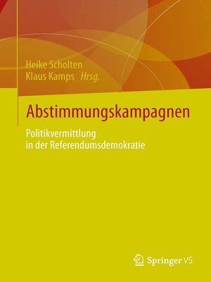 cover image of Abstimmungskampagnen